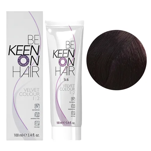 5/6 слива Перманентна крем-фарба без аміаку, 100 мл VELVET COLOUR KEEN