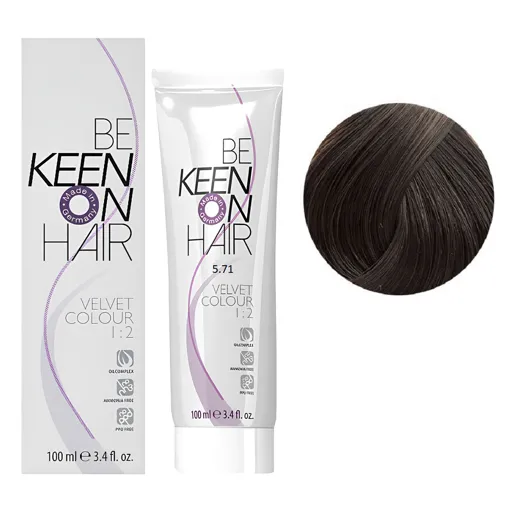 5/71 гвоздичне дерево Перманентна крем-фарба без аміаку, 100 мл VELVET COLOUR KEEN