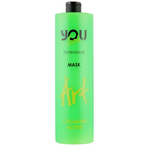 Маска відновлювальна з активним колагеном для еластичності та зволоження пошкодженого волосся, 1000 мл Mask COLLAGEN ACTIVE Art You look Professional