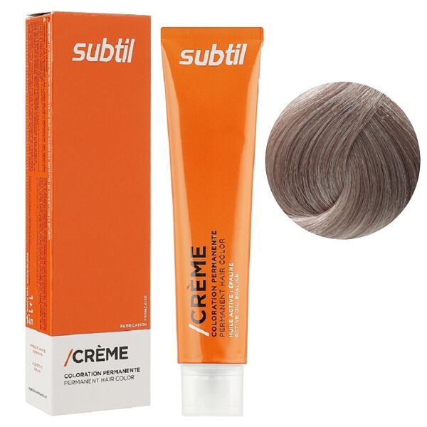 8/82 світлий блондин бежево-перламутровий Стійка фарба 60 мл CREME Permanent Hair Color Subtil  