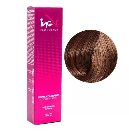 7С блондин шоколадний Крем-фарба для волосся стійка, 100 мл Colouring Cream ING