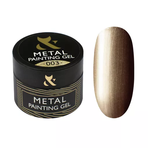 F.O.X Metal Paint Gel Металізована гель-фарба 5мл №003 Золото