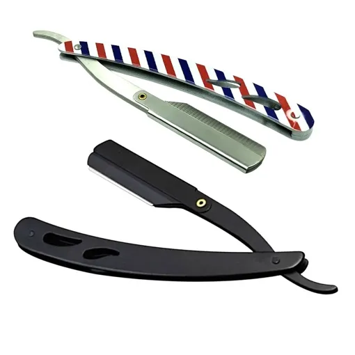 Бритва небезпечна (шаветка) під звичайне лезо (флаг, чорний) TDJ-1 Y.R.E