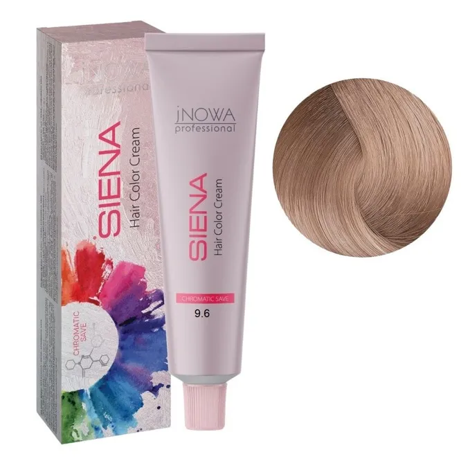 9/6 дуже світлий блондин фіолетовий  Фарба для волосся стійка, 90мл  SIENA Chromatic Save jNOWA Professiona