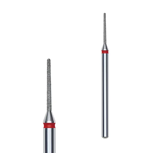 Фреза діамантова ГОЛКА ЧЕРВОНА діаметр 1 мм / робоча частина 10 мм EXPERT (FA80R010/10) STALEKS PRO