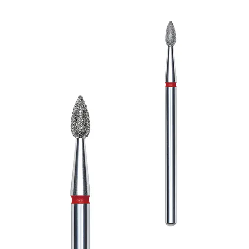 Фреза діамантова КРАПЛЯ ЧЕРВОНА діаметр 2,3 мм / робоча частина 5 мм EXPERT (FA40R023/5) STALEKS PRO