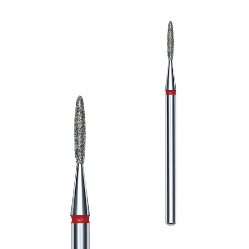 Фреза діамантова ПОЛУМ’Я ЧЕРВОНЕ діаметр 1,4 мм / робоча частина 8 мм EXPERT (FA10R014/8) STALEKS PRO