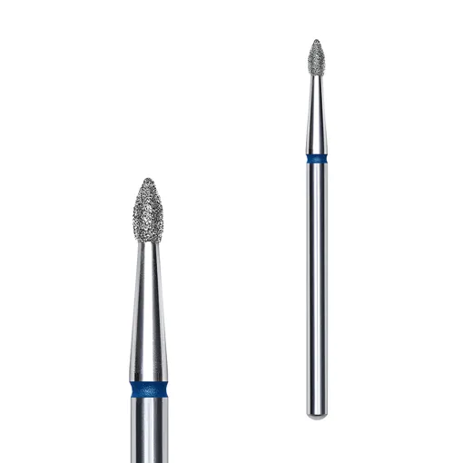 Фреза діамантова ПОЧКА ГОСТРА СИНЯ діаметр 1,8 мм / робоча частина 4 мм EXPERT (FA60B018/4) STALEKS PRO