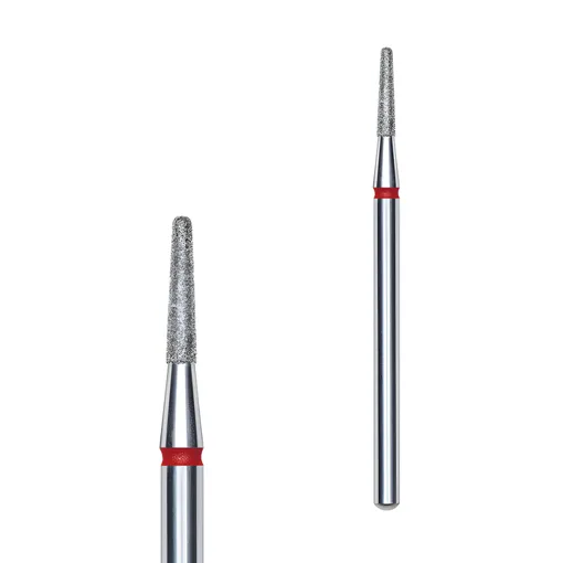 Фреза діамантова УСІЧЕНИЙ КОНУС ЧЕРВОНИЙ діаметр 1,8 мм / робоча частина 8 мм EXPERT (FA70R018/8) STALEKS PRO