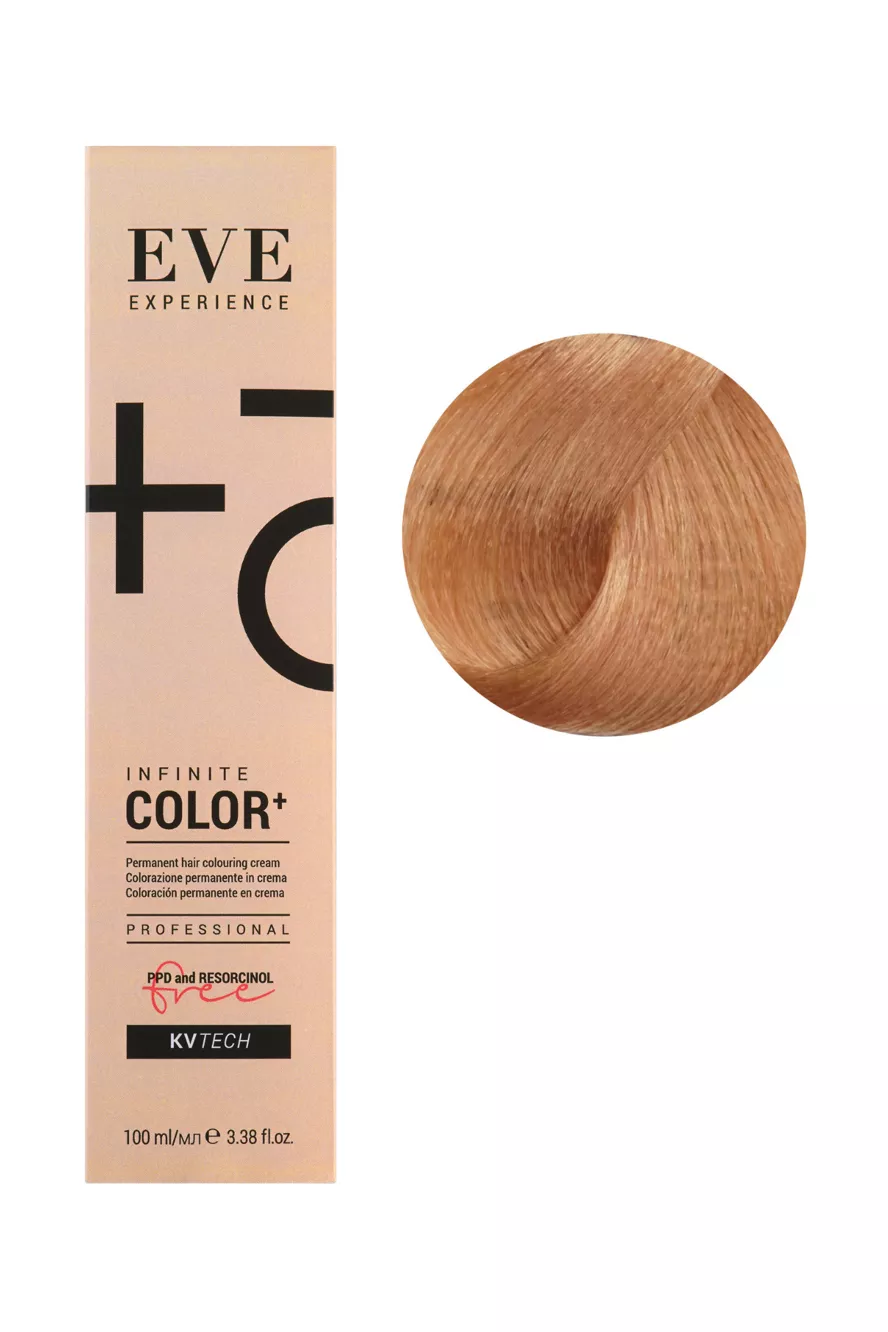 10/43 перламутрово мідний золотистий блондин Крем-фабра для волосся 100 мл  EVE Experience  FarmaVita