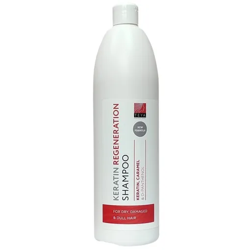 Шампунь кератинова регенерація для відновлення пошкодженого волосся, 1000 мл KERATIN REGENERATION Shampoo TEYA Professional