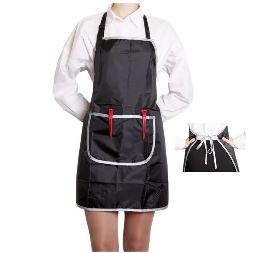 Фартух короткий на зав`язках (чорний) BN86015 PROLine