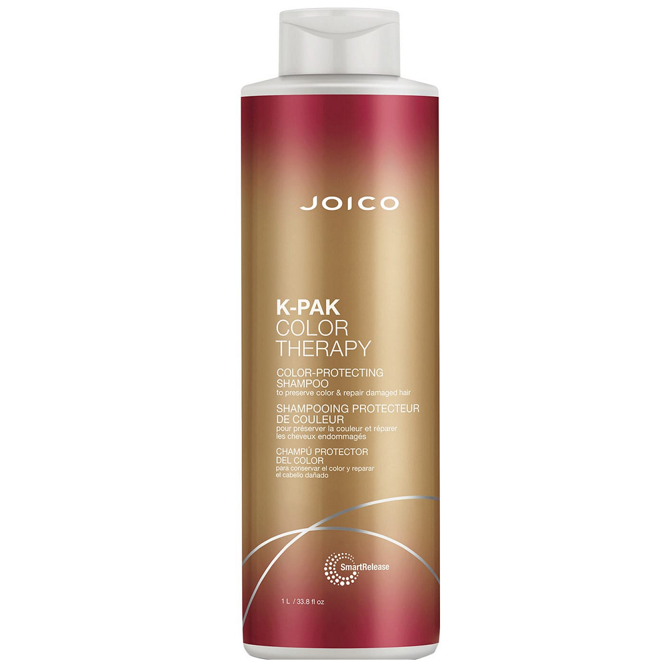 Шампунь відновлювальний для фарбованого волосся, 1000 мл Color-Protecting Shampoo Color Therapy K-PAK JOICO
