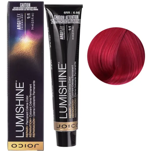 6RR(6,66) Перманентна крем-фарба для волосся, 74 мл Permanent Creme Color Repair+ LumiShine JOICO