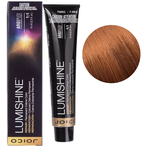 7NRG (7,063) Перманентна крем-фарба для волосся, 74 мл Permanent Creme Color Repair+ LumiShine JOICO
