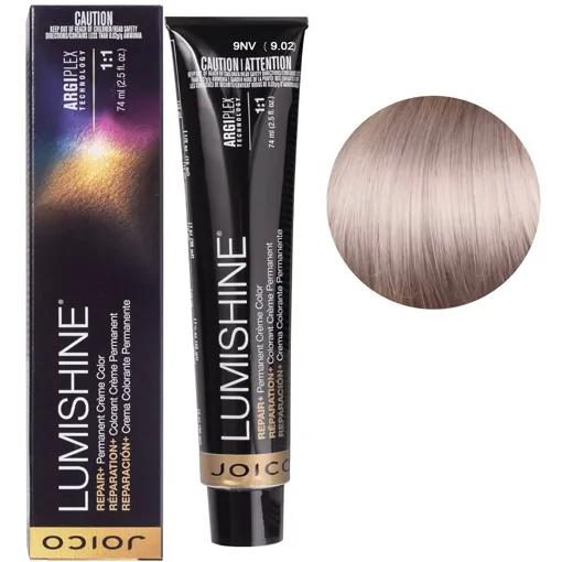 9NV (9,02) Перманентна крем-фарба для волосся, 74 мл Permanent Creme Color Repair+ LumiShine JOICO