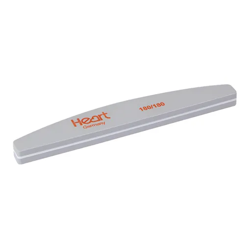 Баф-шліфувальник для нігтів 180/180 грит півмісяць Half Heart