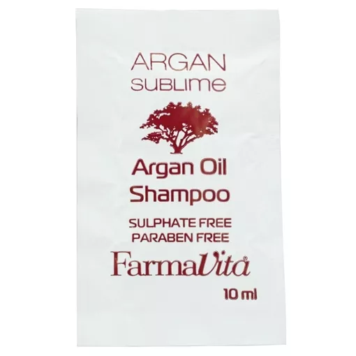 FarmaVita ARGAN SUBLIME Шампунь безсульфатний з Аргановою олією  10мл
