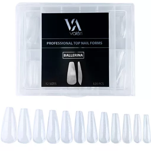 VALERI Balerine Nail Forms Верхні форми 120 шт 