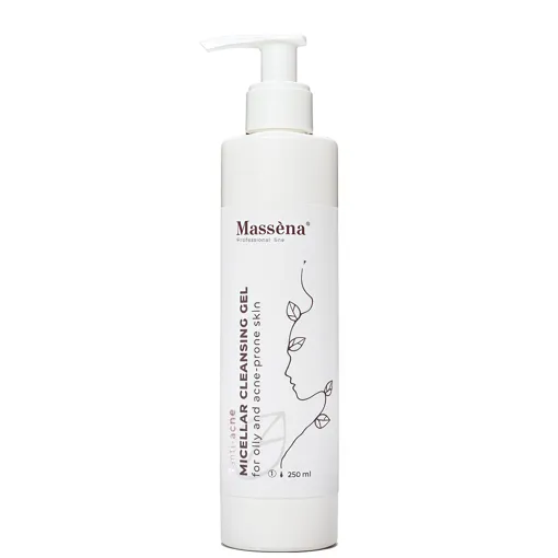 Гель для обличчя міцелярний очищувальний &quot;Anti-acne&quot;, 250 мл MICELLAR CLEANSING GEL Massena