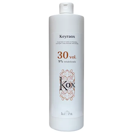Окисник з кератином 9% (30 Vol), 900 мл Hydrogen Cream Peroxide with Keratin KeyraOX Keyra