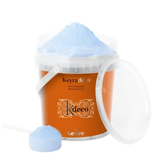Пудра для знебарвлення волосся блакитна (9 levels), 500 г Bleaching Powder Keyradeco Keyra 