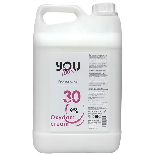 Окислювач 9% (30 Vol), 3000 мл Oxydant cream You look Professional