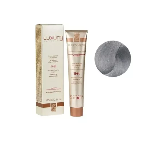 12/111 Крем-фарба для волосся з білим чаєм та екстрактом орхідеї, 100 мл LUXURY Haircolor GREEN LIGHT 