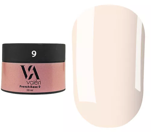 VALERI French  Base  Основа камуфлююча для гель-лаку 30мл №09