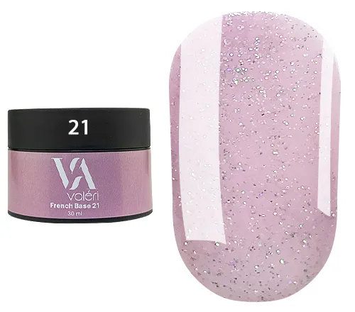 VALERI French  Base  Основа камуфлююча для гель-лаку 30мл №21