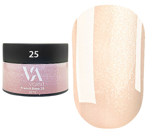 VALERI French  Base  Основа камуфлююча для гель-лаку 30мл №25