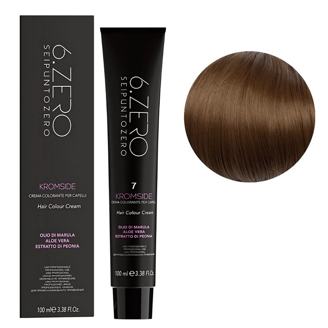 7 Крем-фарба для волосся стійка, 100мл  Hair Color Cream KROMSIDE 6.ZERO Seipuntozero
