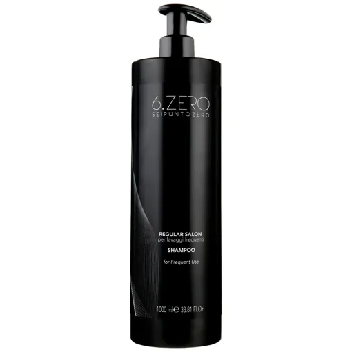 Шампунь для частого застосування з алое вера та бамбуком, 1000 мл Shampoo REGULAR SALON 6.ZERO SEIPUNTOZERO