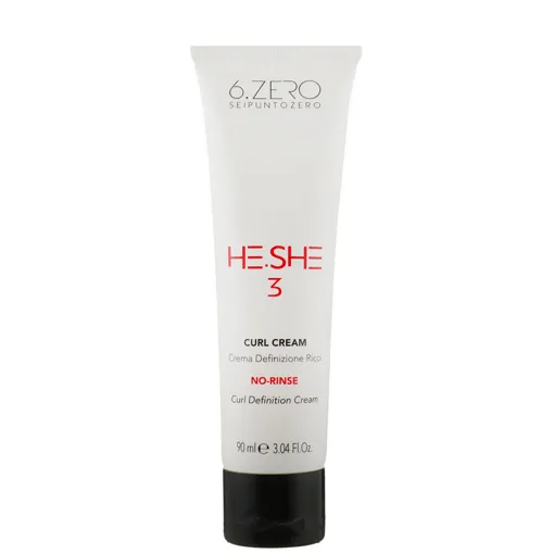Крем для моделювання локонів з пантенолом, 90 мл Curl Cream HE.SHE 6.ZERO SEIPUNTOZERO