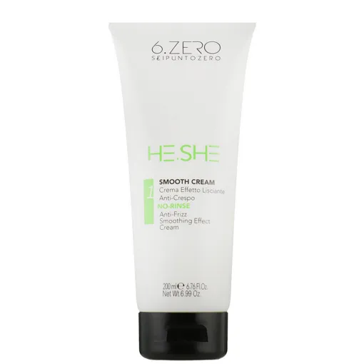 Крем для розгладжування кучерявого волосся, 200 мл Smooth Cream HE.SHE 6.ZERO SEIPUNTOZERO