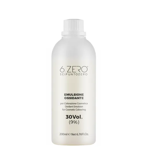 Окислювальна емульсія 9 % (30 Vol), 200 мл Emulsione Ossidante Profumata 6.ZERO SEIPUNTOZERO