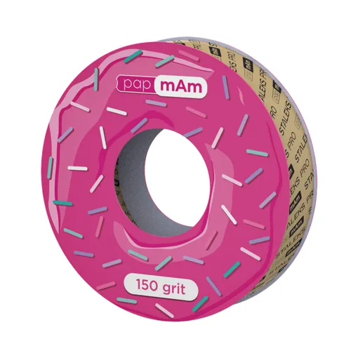 Запасний блок файл-стрічки papmAm БІЛИЙ EXPERT 150 грит для пластикової котушки (7 метрів) ATSC-150w STALEKS PRO 