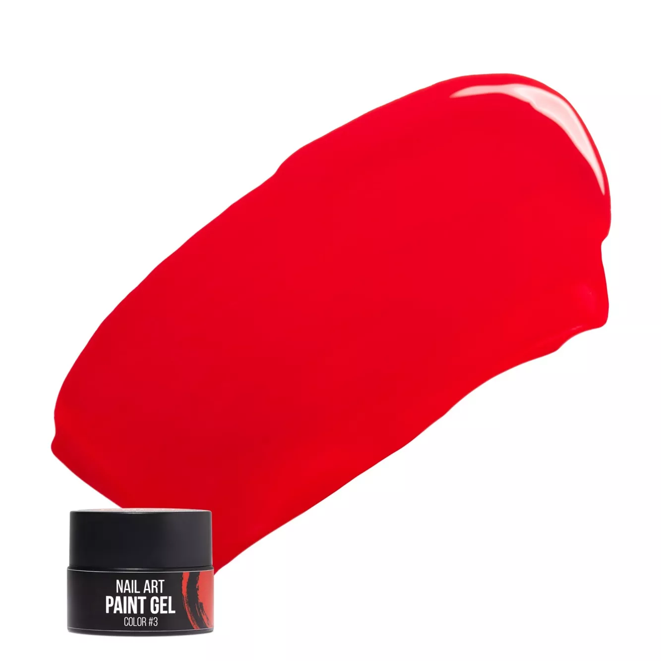 NUB Paint Gel Гель-фарба 5 г №3 Яскраво-червона 