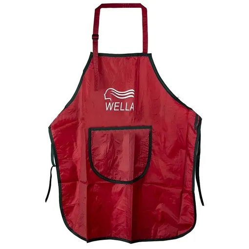 Фартух "Wella" тонкий на зав`язках (червоний) 6068 Y.R.E