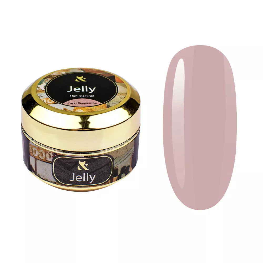 F.O.X  Jelly Gel Cover 15мл Cappuchino
