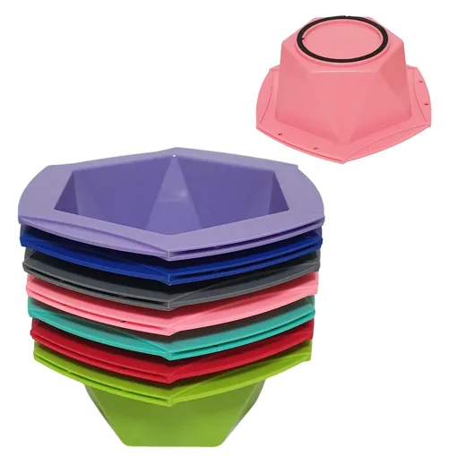 Набір мисок для фарбування волосся 7шт (кольорові) NM-C Y.R.E