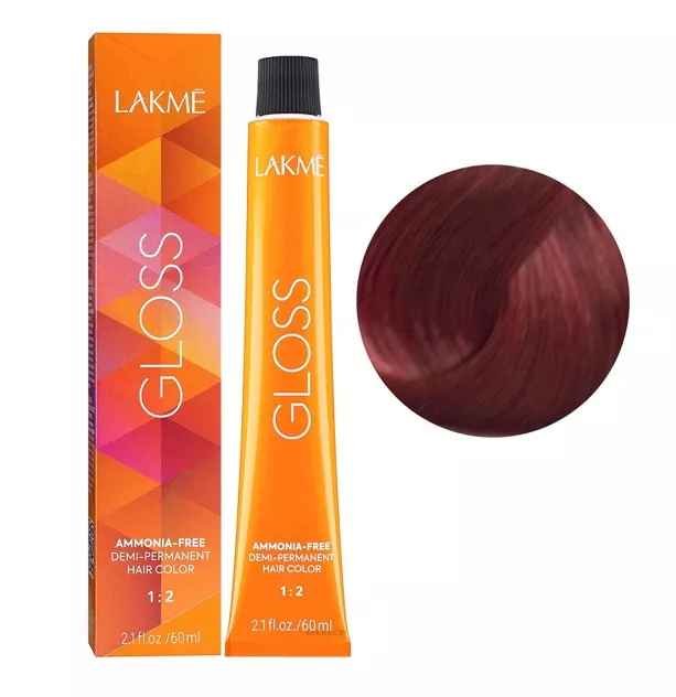 6/99 Темний блондин червоний яскравий Фарба для тонування волосся без аміаку, 60мл Demi-permanent Hair Color GLOSS LAKME