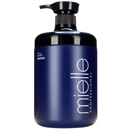 Маска відновлювальна для пошкодженого волосся з кератином, 1000 мл LPP Pack Keratin MIELLE Professional