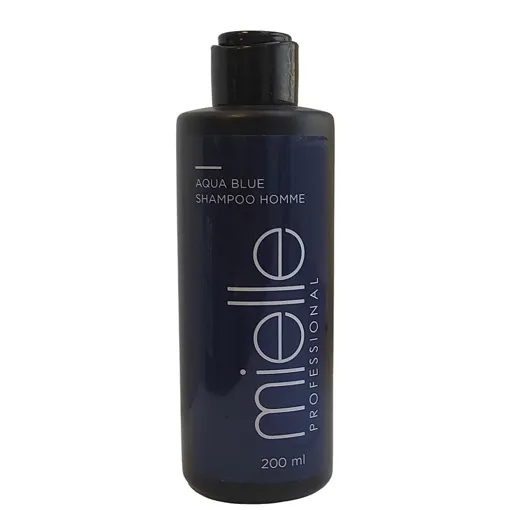 Шампунь для чоловіків з ментолом, 200 мл Aqua Blue Shampoo Homme MIELLE Professional 