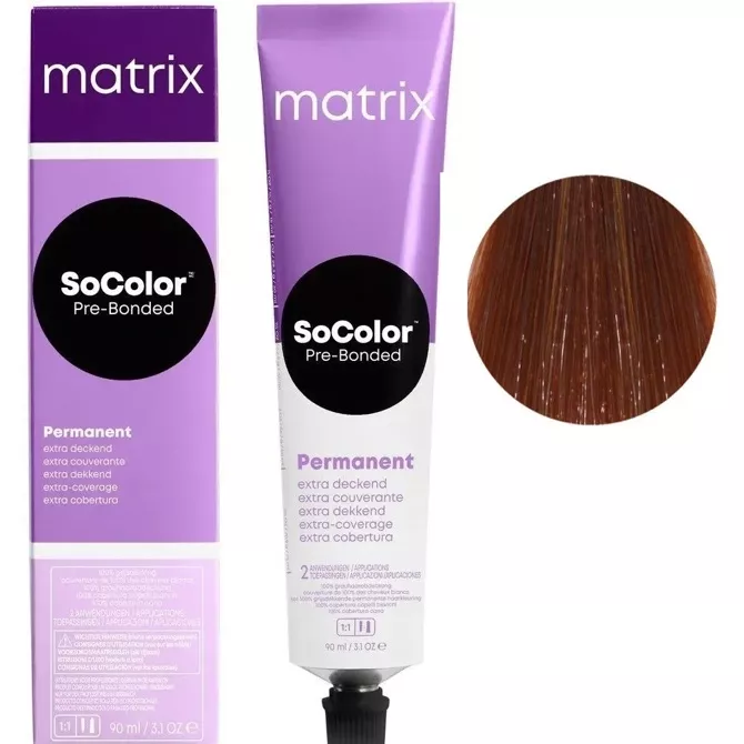 508BC світлий блондин коричнево-мідний Крем-фарба для волосся 90мл SoColor Pre-Bonded Extra Coverage MATRIX