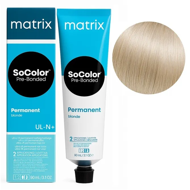 UL-N+ ультраблондин натуральний крем-фарба для волосся 90мл SoColor Pre-Bonded MATRIX