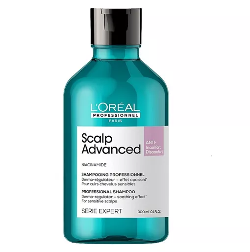 Шампунь дерморегулювальний для чутливої шкіри голови, 300мл Shampoo ANTI-Discomfort Dermo-Regulator Scalp Advanced Serie Expert L`Oreal Professionnel