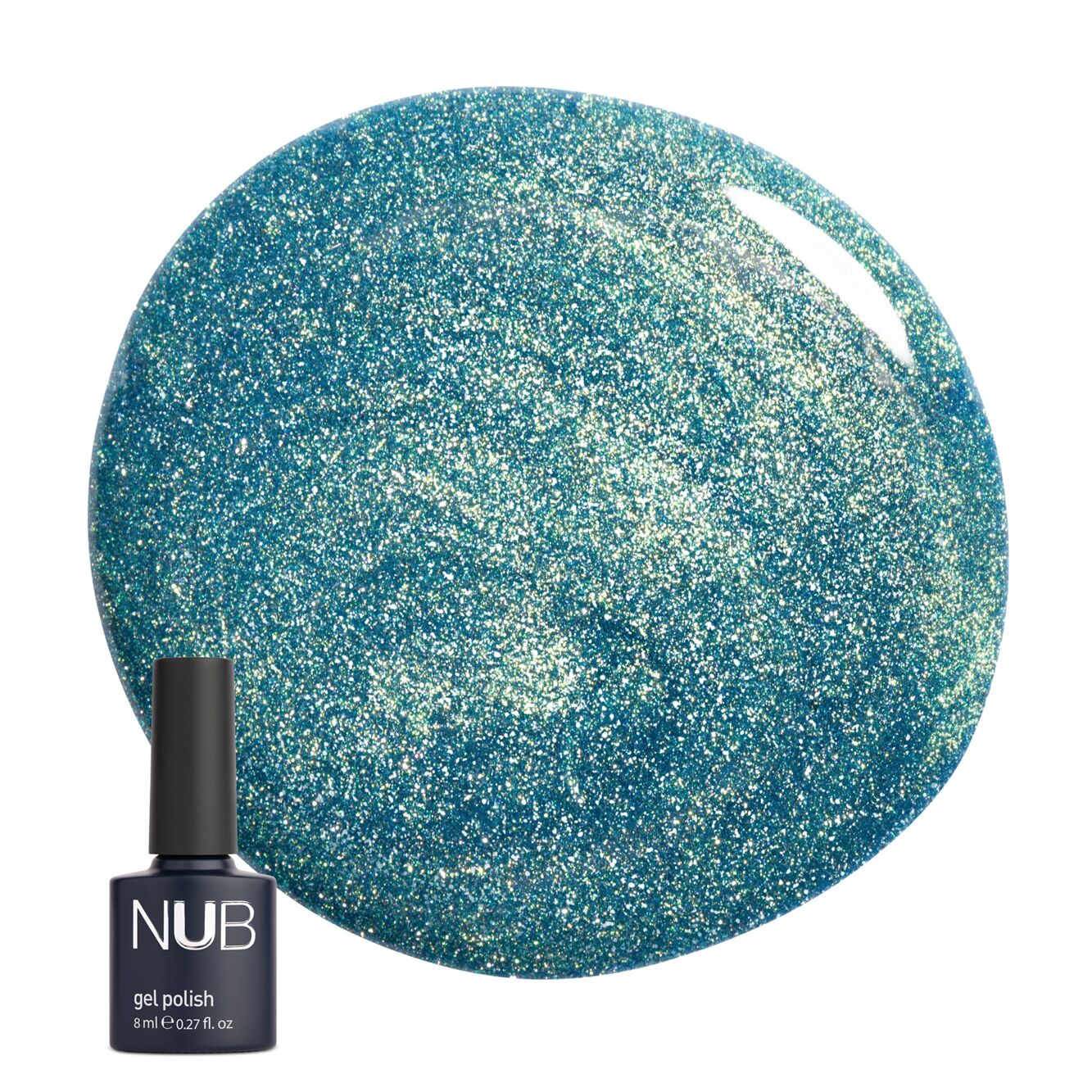NUB Gel Polish Night Light Гель-лак світловідбиваючий 8мл № NL12 Ocean Secrets