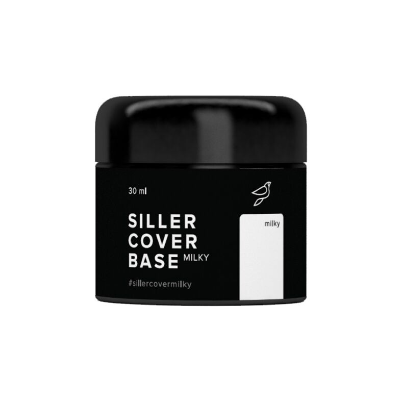 Основа камуфлююча, молочна, 30 мл Milky Cover Base SILLER Professional 