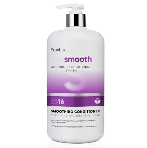 Кондиціонер для вирівнювання курчавого волосся, 1000 мл Smoothing Conditioner BS16 BIOsmooth ERAYBA